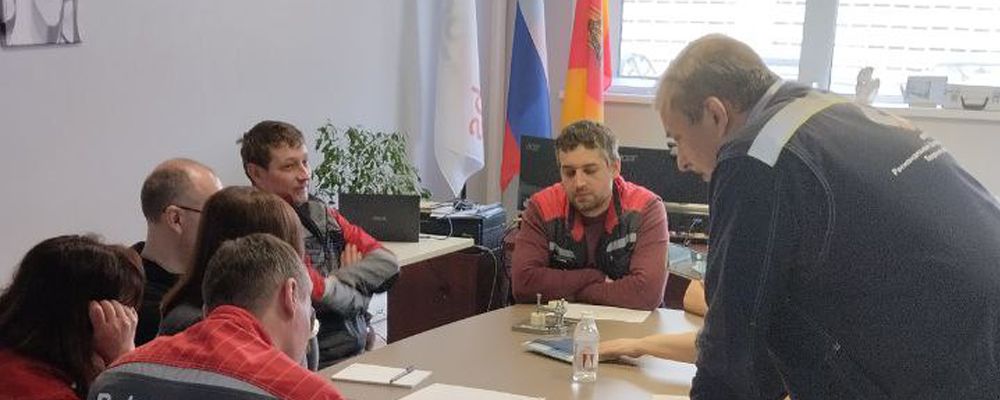 На заводе ООО «НПО Тверьторгмаш» завершился второй модуль очного обучения участников рабочей группы проекта по повышению производительности труда На заводе ООО «НПО Тверьторгмаш» завершился второй модуль очного обучения участников рабочей группы проекта по повышению производительности труда